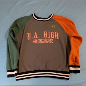 My Hero Academia U.A. High Embroidered Crewneck Sweatshirt XL | BoxLunch Anime